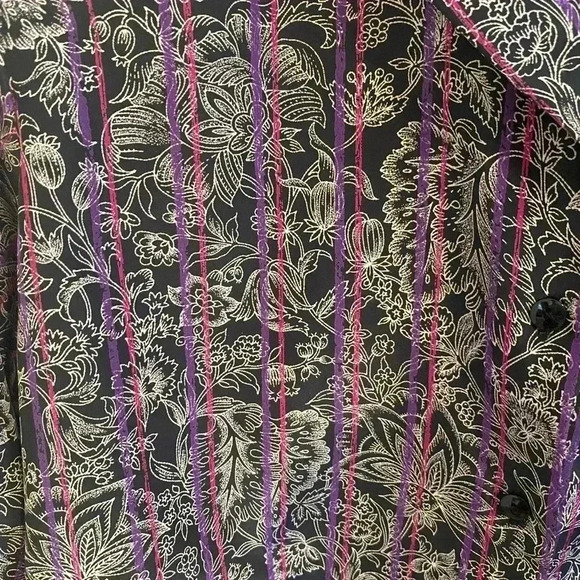 Spitalnick Womens Button Down Vintage Blouse - Picture 3 of 6